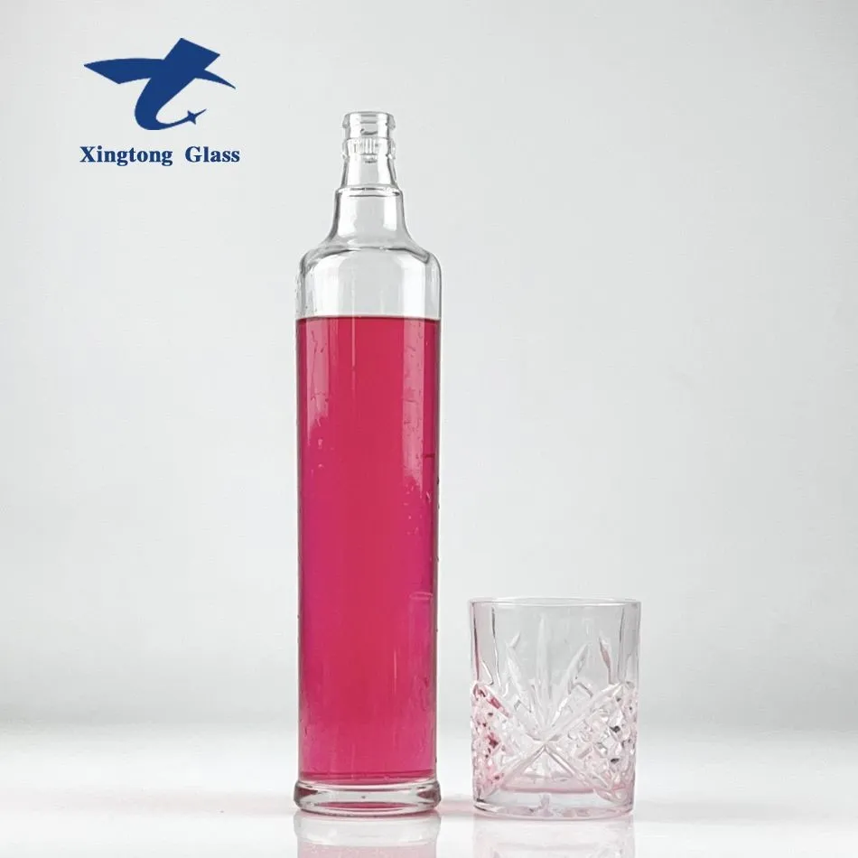 700ml Tall Vodka Glass Bottles