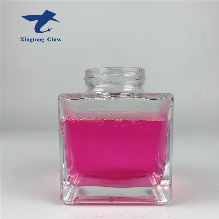 350 ml kvadratinis stiklo butelis